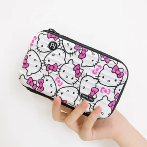 Simpática mini maleta de mano Hello Kitty con estampado de dibujos animados